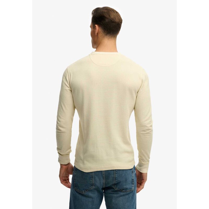 Superdry Lightweight Textured Grandad Top image number 1